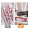 1PC Small Clear Makeup Pouch, Makeup Brush Bag Organizer Pouch With Zipper For Women Home Travel Office Cosmetic Storage
