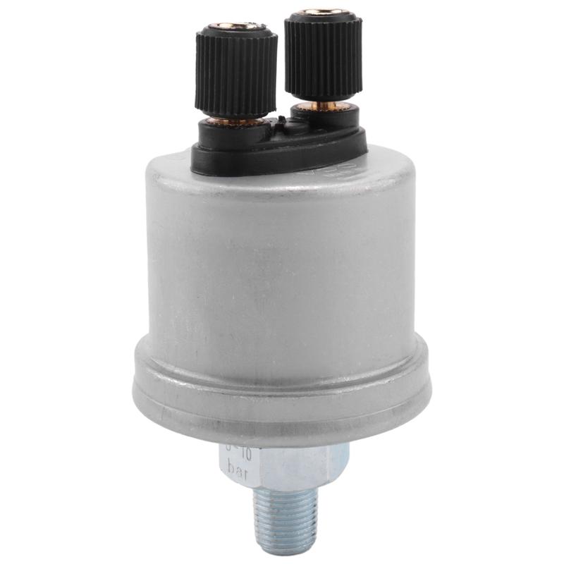New Universal VDO Oil Pressure Sensor 0 to 10 Bars 1/8NPT Generator Part 10mm Stainless Crew Plug Alarm Oil Pressure Sense Plug