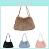 Plush Faux Fur Tote Bag For Daily Use With Soft Texture And Stylish Design