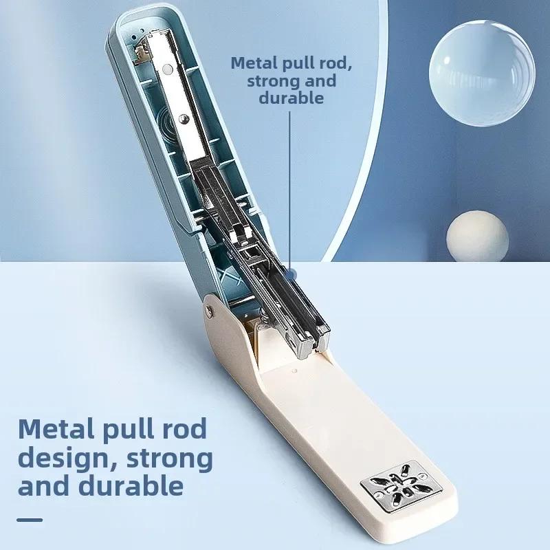 360° Rotating Multifunctional Stapler, Mid - Seam Binding & Anti - Slip, Home Office Use Stapling Machine Strong