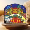Changsha 3D Wooden Refrigerator Magnet - Hunan City Travel Souvenir
