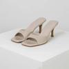 Sommer Damen Offene Zehen Hausschuhe Quadratischer Dünner Absatz Zum Hineinschlüpfen Mules Outdoor Kleid Büro Damen Sandalen mit Absatz