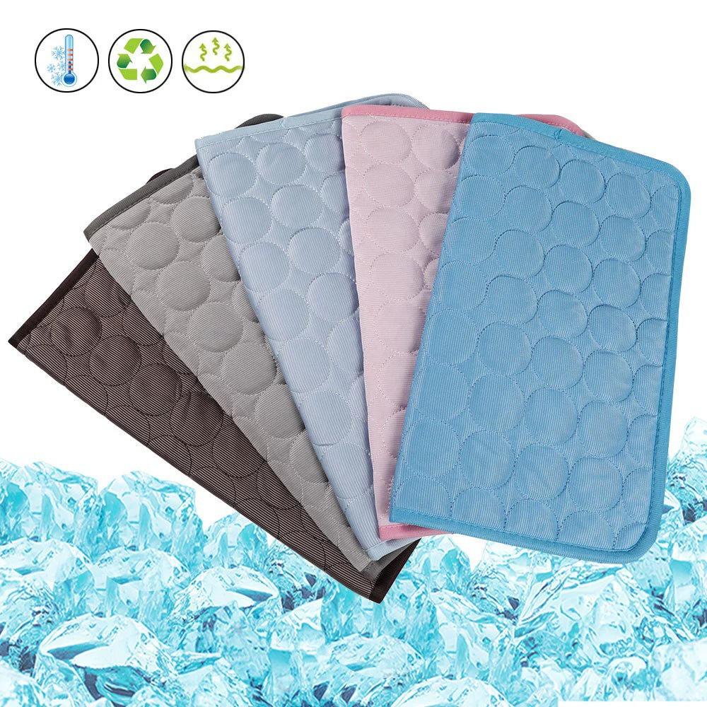Summer Ice Silk Cooling Mat for Pets - Soft, Comfortable, and Breathable Mat for Cats and Dogs.