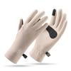 De Róng Winter Warm Touchscreen Gloves: Windproof, Non-Slip, Skin-Friendly Grip for Cycling and Skiing; Unisex Cold Weather Protection.