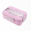 Picnic Bento 3-compartment Meal Storage Lunch Box With Cutlery  For Kids Adult