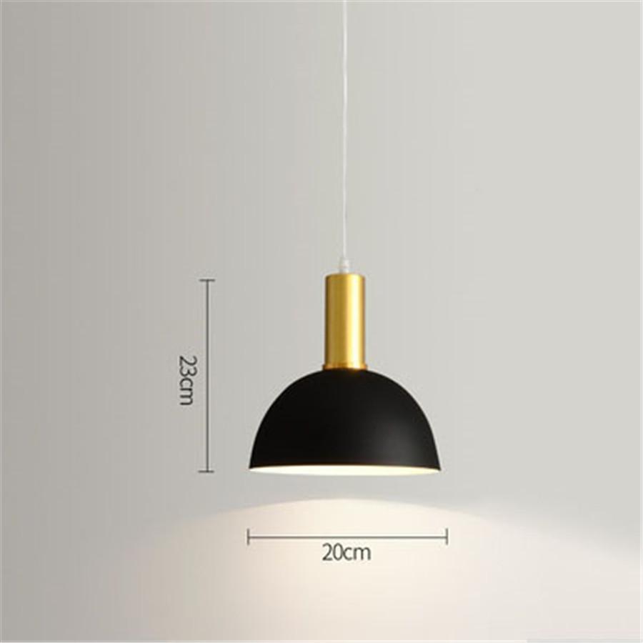 Thrisdar Modern Iron Led Pendant Light E27 Bedside Bedroom Bar Hanging Lamp kitchen Restaurant Dining room Pendant Lamp