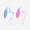 Transparent Resin Facial Massage Scraper Smooth Edges Electric Facial Massager  Face Cleansing