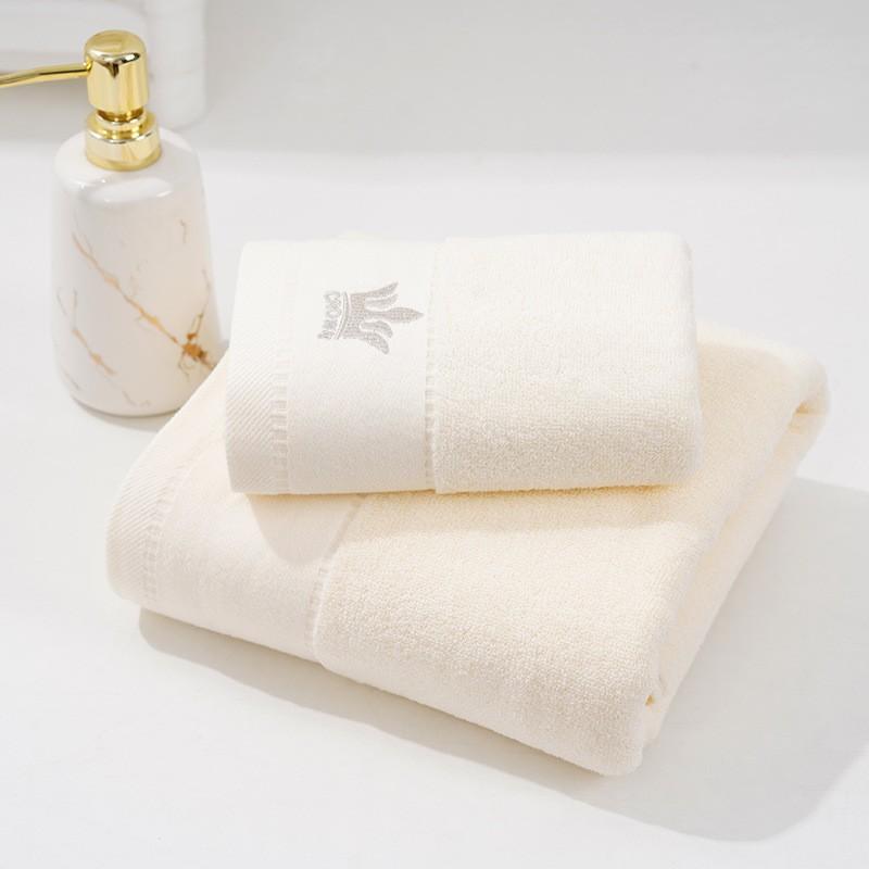 Cotton towel bath towel small bath towel embroidery crown hotel sports bath towel