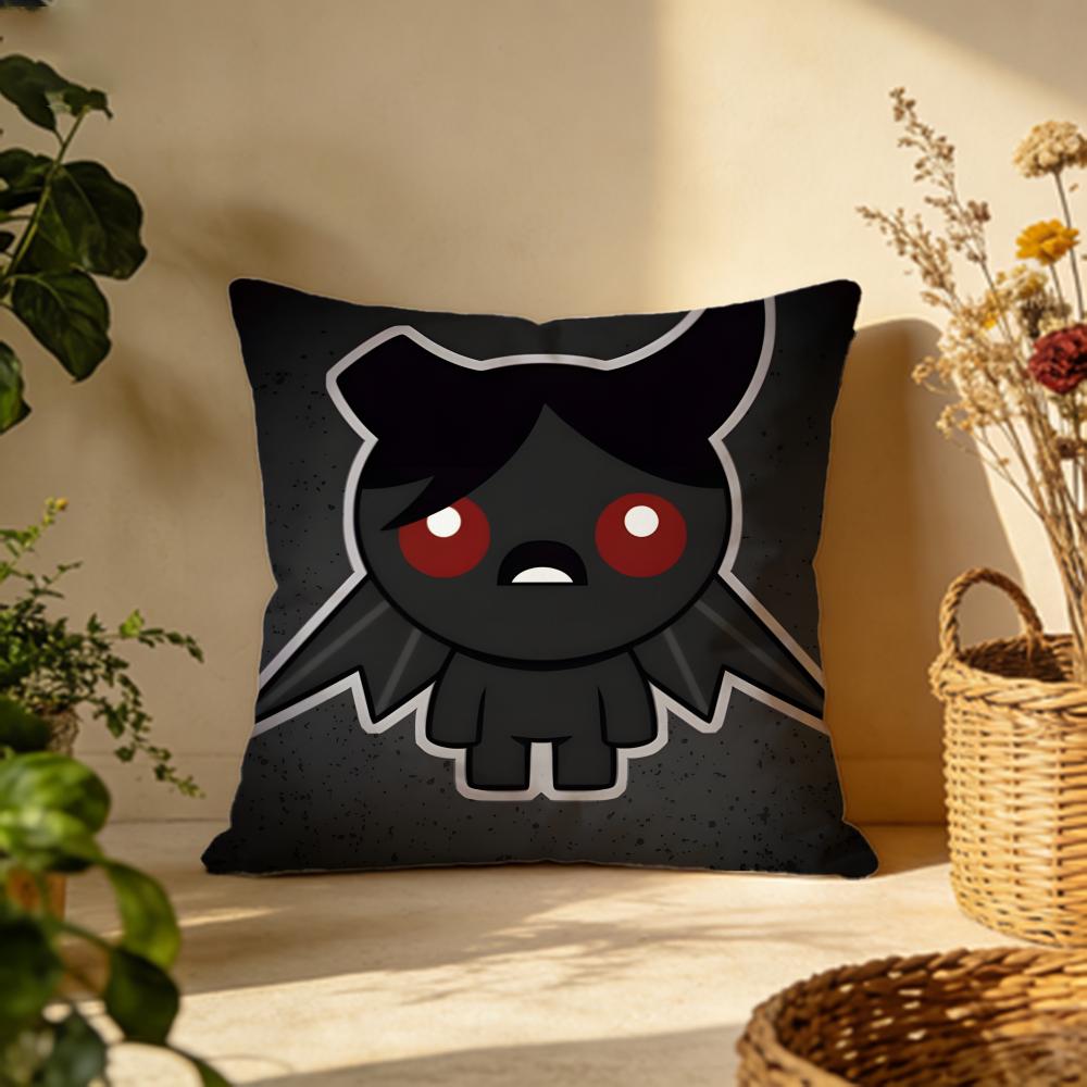 Stylish Tthe Binding of Isaacw Cushion Cover Versatile DoubleSided Pillow Case Fit for Sofa Bed Car Daily Decor