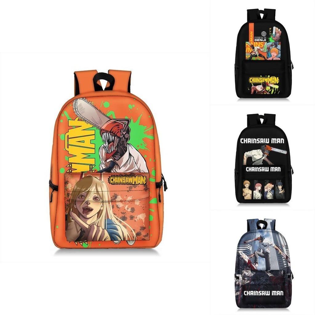 Stunning Child/adult Chainsaw Man Backpack Schoolbag Anime Bag