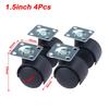 4Pcs Silent Operation Swivel Casters  for Furniture Office Chair Suitcase Trolley