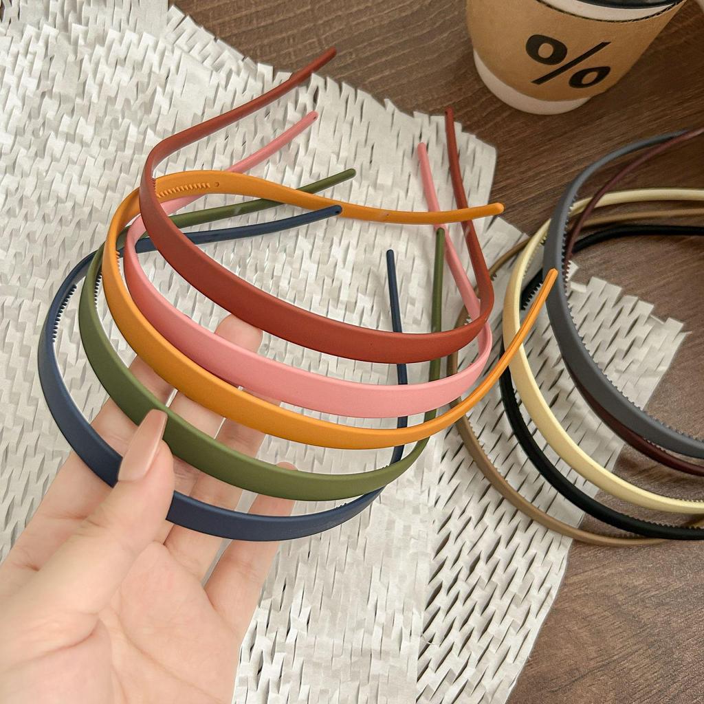 Non-Slip, High-End Feel Hairband with Teeth - Versatile for Face Washing & Dust-Free Hair Management