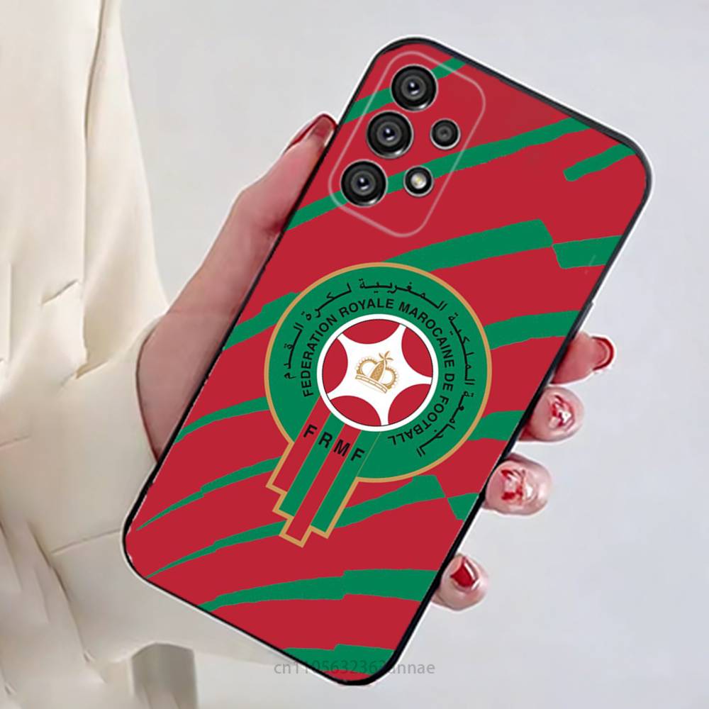 

Morocco Flag Phone Case for Samsung Galaxy A73,23,53,33,14,24,13,72,22,52,32,54,A34 Soft Cover Samsung A40