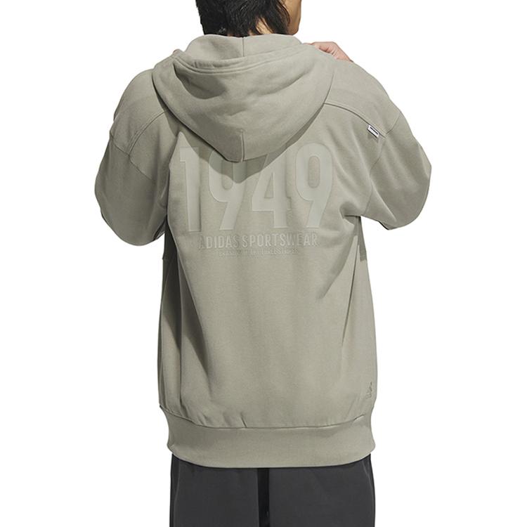 Adidas Jackets Men's Gray Hooded Moderate Other IK3511