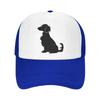 New Sitting Dachshund Dog Mesh Baseball Cap Cute Animal Adjustable Trucker Hat Snapback Outdoor Sports for Unisex Women