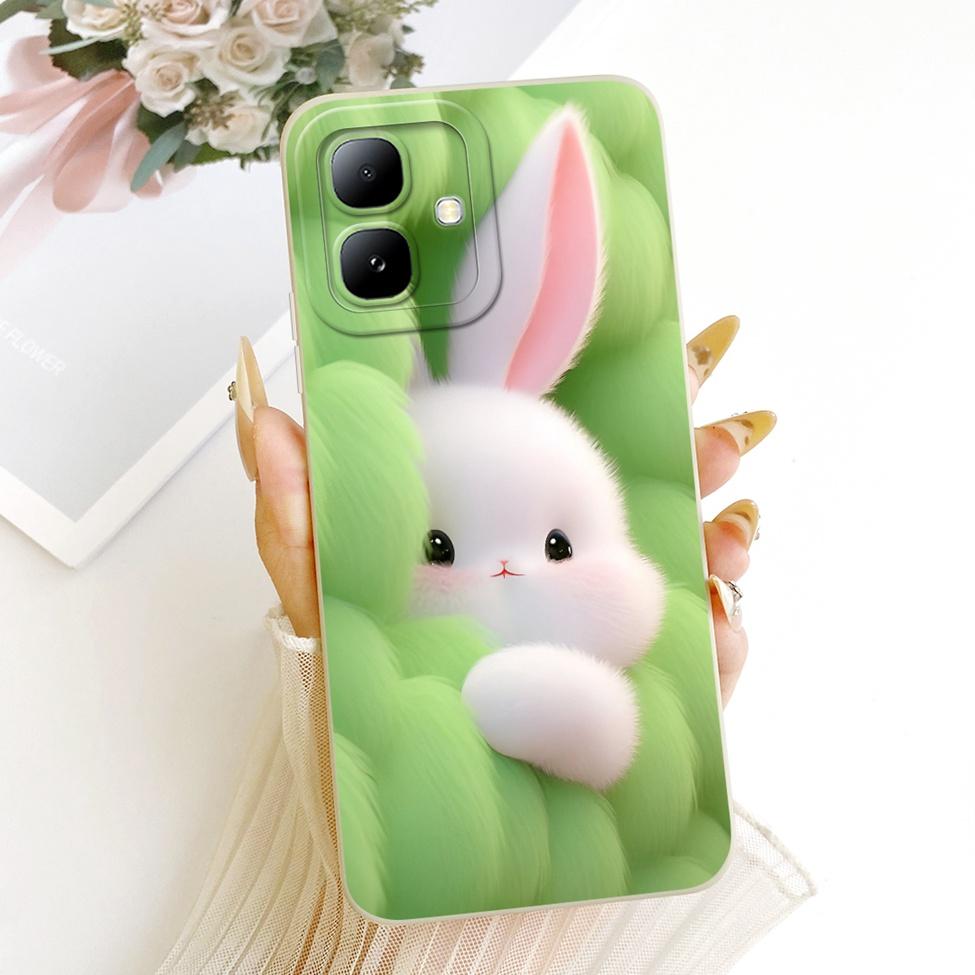 For Infinix Smart20 X6840 X6840B Phone Case For Infinix Smart 20 Cover Luxury Fashion Cute Cartoon Funny Painted Silicone Casing