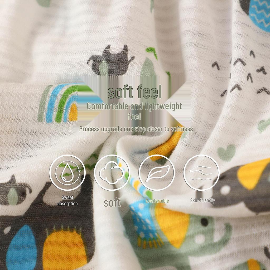 Sommer-Baumwoll-Pyjamashorts für Kinder im Alter von 1-7 Jahren: Leichte Freizeithose für Strand und Sport