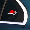 Weihnachtsfeiertag-Thema Fahrzeugemblem Aufkleber Blasenfreie Anbringung Leicht abziehbar Keine Lackschäden Festliches Design