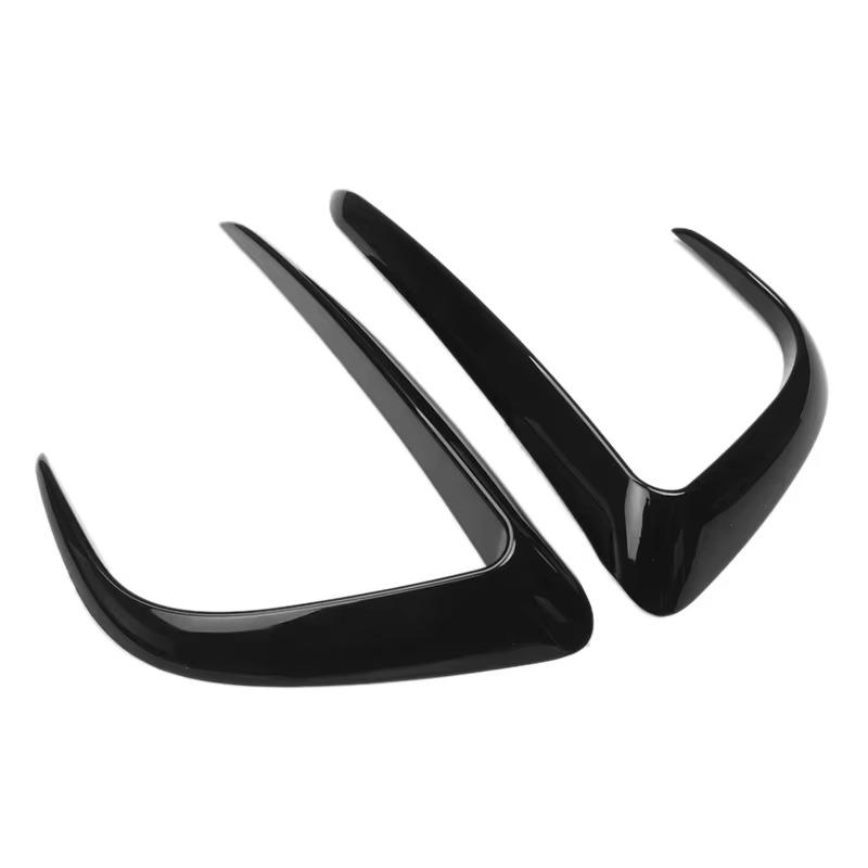 

Wind Knife for Tesla Model Y Front Bumper Cover Fog Lamp Eyebrow Spoiler Blade Sticker Trim ABS Car Modification Black 2025-2025