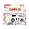 Retocolor Emoticon 400 35mm Disposable Film Camera, 27EXP, ISO 400, Color Negative Film, Focus-Free, Easy To Use, Built-in Flash, Disposable (Film and