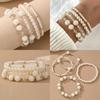 Bohemian Fashion Elegant Pearl Beaded Bracelet Set For Women Gift Jewelry