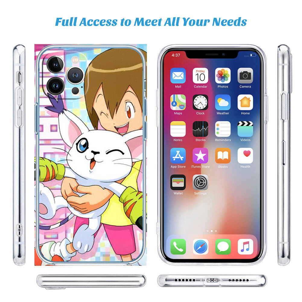 Angel D-Digimons Phone Case for Motorola G14 G15 G24 G30 G31 G32 G34 G41 G42 G51 G52 G50 G60S G60 G62 G72 G71 G73 G84 G85 G200 E32
