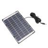 6W 12V Polycrystalline Silicon Solar Panel 6W 12V DC5521 Camera Solar Panel Outdoor Home Surveillance Lighting Charger