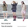 Camel Women's Striped T-shirt