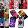 Rose Flower Peony Phone Case for Motorola Moto Edge 70 60 Fusion NEO Pro G Stylus G56 G96 G52 G04 G05 G64 G71 Protective Cover
