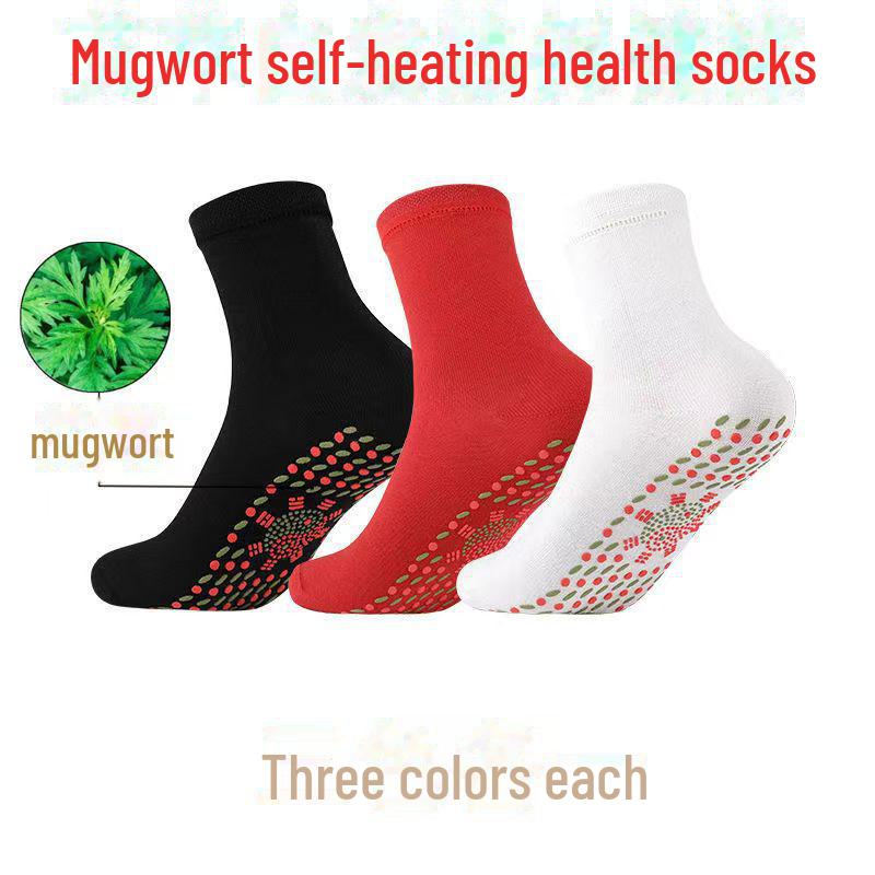 Heated Self-Warming Socks for Men & Women - Wormwood Health Care for Winter Sleeping & Cold Protection
