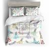 Pineapple Quilt Cover Pillowcase 2 or 3 Fruit Bedding Set Single Bed Double Bed Full Size Washable Zipper Bedding
