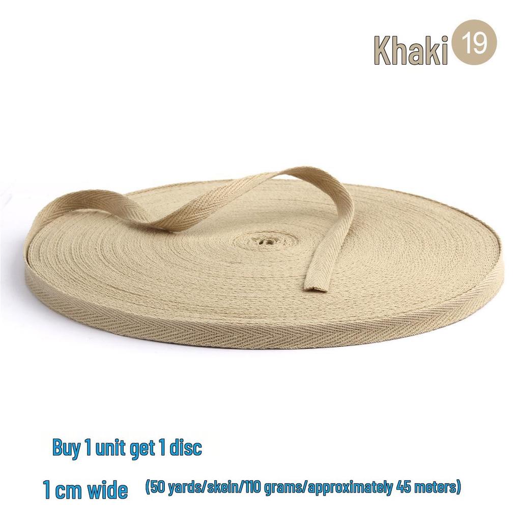 1cm Red-Purple Cotton Herringbone Tape: Festive Piping & Full-Edge Webbing