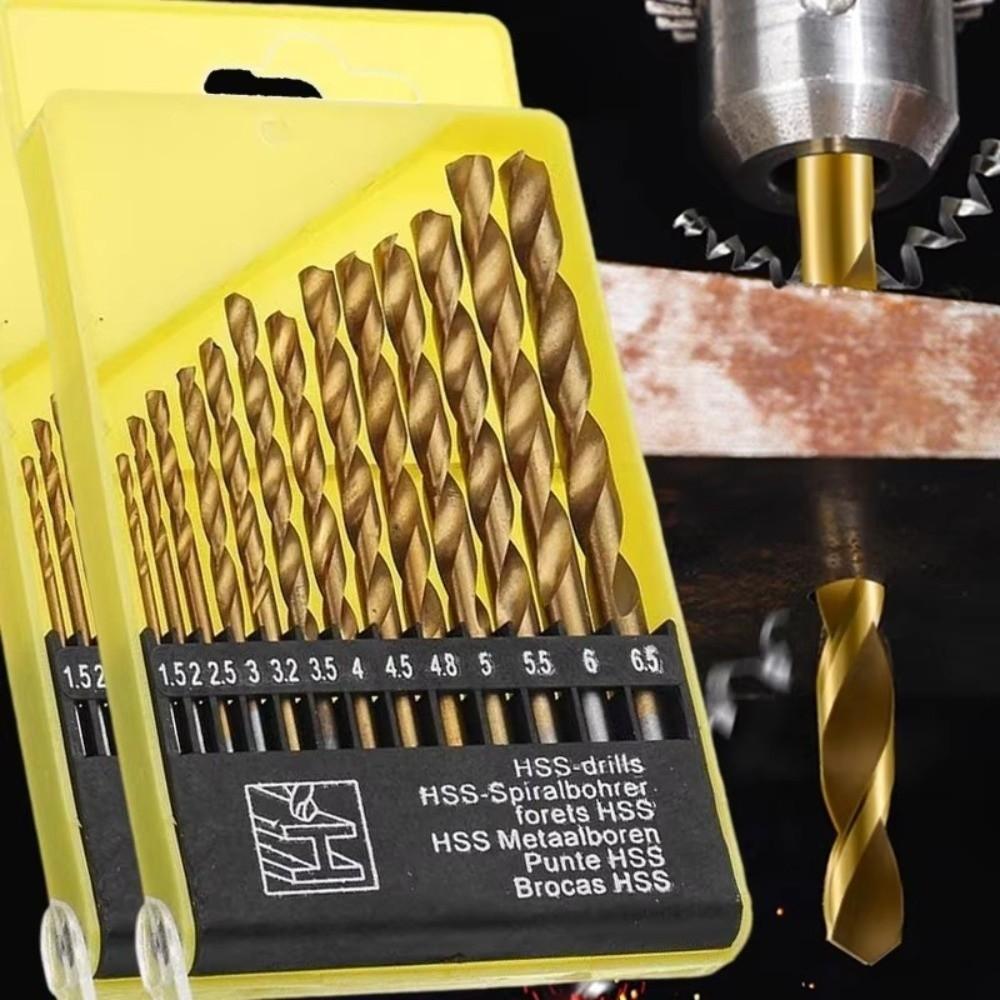 High-Speed Steel Twist Drill Bits Multi-Purpose Drill Bit Set For Stainless Steel