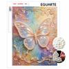 Pearl DIY Art Painting Iridescent Butterfly Handcrafted Picture Indoor Wall Ornament Relaxing Leisure Hobby Exquisite Home Decoration Gift