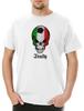 Classic Italy Football Skull Flag Men's T-Shirt Mens Womens Tees Top Hooligan Skull Banner Flag