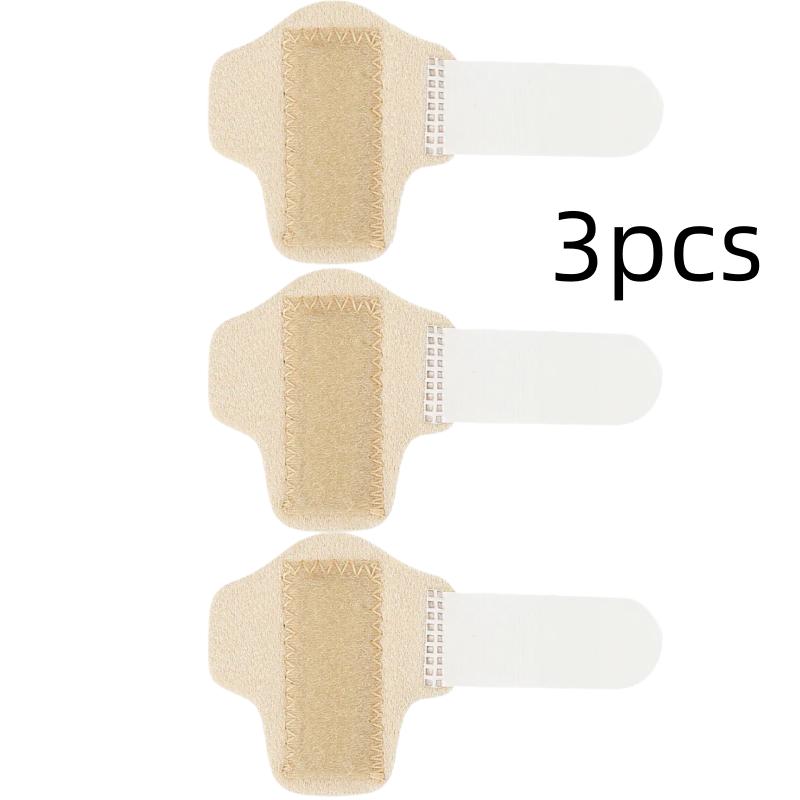 3Pcs Finger Fixing Band Splint Brace With Aluminum Sheet Adjustable Fixing Band For Finger Protection Correction Protective Gear