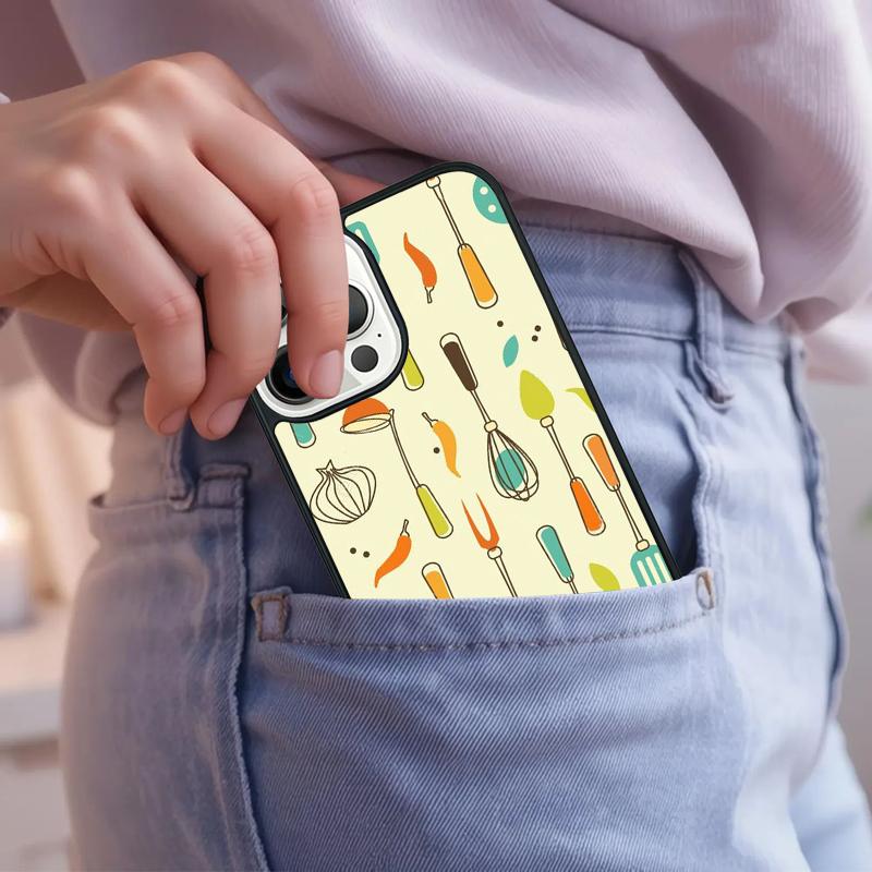 Baking Tools Phone Case For iPhone 17 Air 15 16e 14 13 Pro Max Coque 12 11 Pro Max PLUS cover