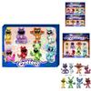Cute Smiling Animal Figures Set Of 8 Pieces 5.5-7cm Pvc Material Bag Packed 170g