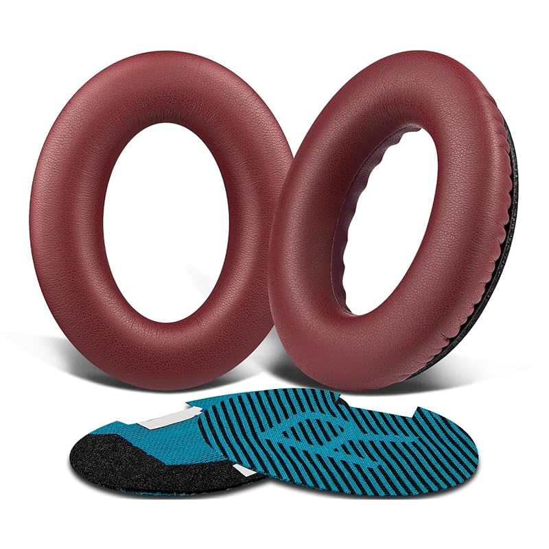 

SoloWIT ear pads ear cushion for replacement Bose QuietComfort 15 QC15 QC25 QC35 QC2 Ae2 Ae2i Ae2w SoundTrue & SoundLink Around Compatible with Ear