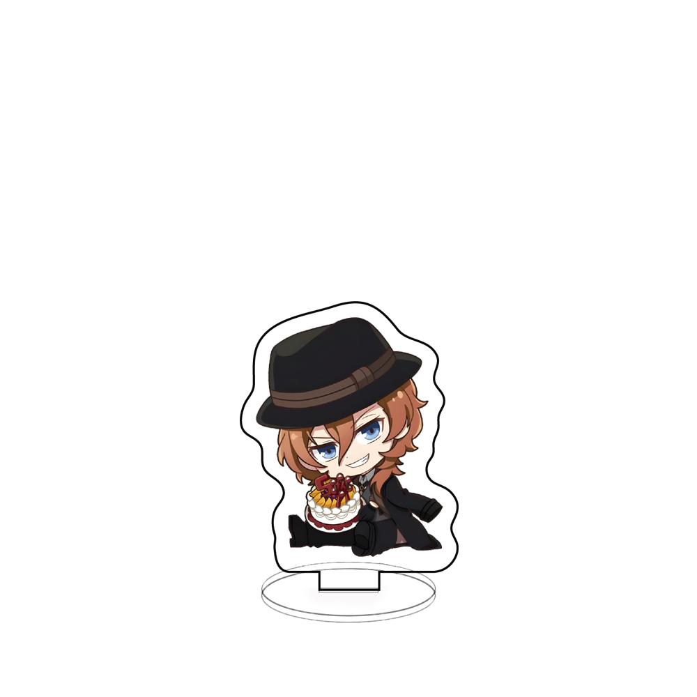 

Acrylic Panel Ornaments Acrylic Stand Bungo Stray Dogs Dazai Osamu Oda Sakunosuke Figure Model Board Desktop Decorate Xmas Gifts 5cm