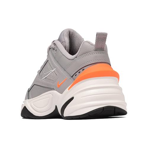 New Nike M2K Tekno Atmosphere Grey Orange Women's AO3108-004