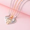 's New Love Stitching Best Friends Friend Necklace Friendship Pendant Women
