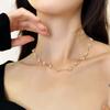 Luxury Beaded Choker Necklace Exquisite Collarbone Chain Brilliant Neck Pendant  Birthday Gift