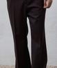 YOUTH Flared Wool Trousers - Brown