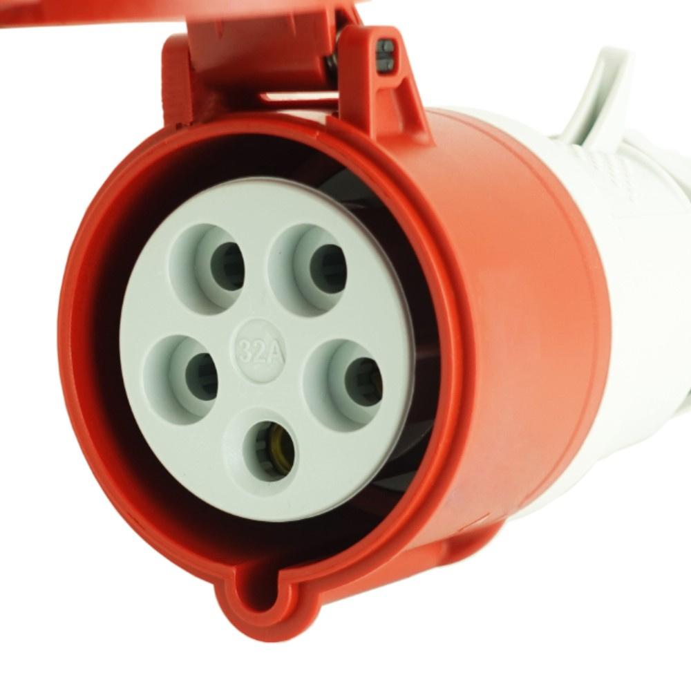 Portable Power Socket Cee 5P 32A 400V Ip44 Industrial