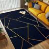 Golden Geometry Living Room Nonslip Area Rug Soft Carpet For Bedroom Game Playroom Sofa Office Home Decor Doormat Christmas Gift C9301883