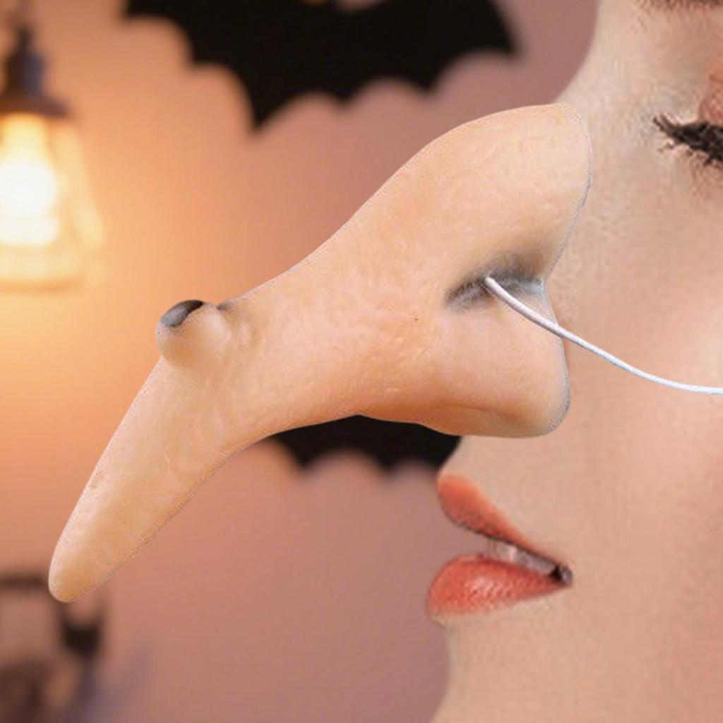 Witch Fake Nose Realistic Witch With Long Nose And Hooked Nose Halloween Spooky Costumes For Themed Events Mall Theatre