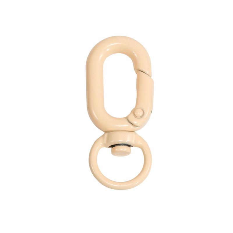 5pcs Colorful Metal Lobster Claw Clasps Swivel Lanyards Trigger Strap with Key Ring DIY Accessories for Bag Key Chains Connector