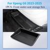 For Xpeng G6  2024 2025 Under Seat Storage Box Car Accessories Drawer Type Organizer Storage Front Seat Lower Box Case Parts
