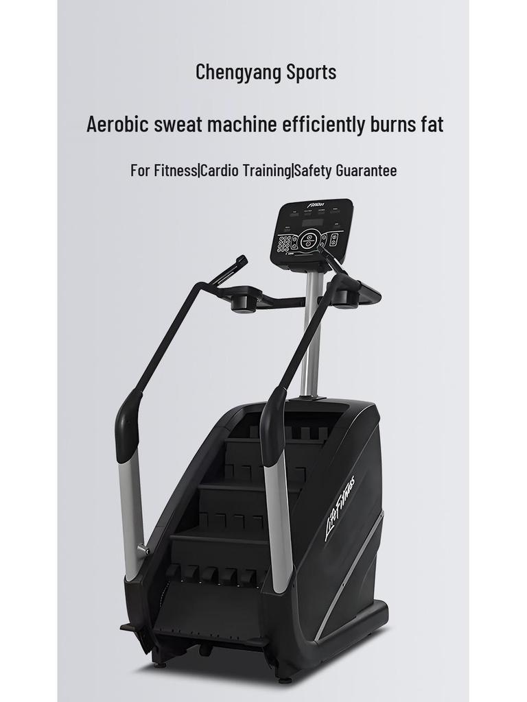 Smart Commercial Stair Climber: All-in-One Gym Equipment for Aerobic and Mountain Climbing Simulation